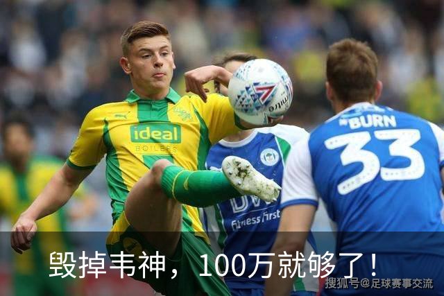 毁掉韦神，100万就够了！